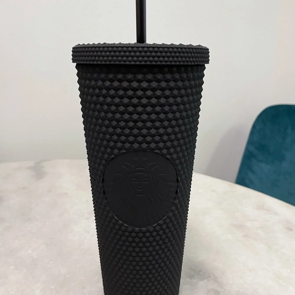 STARBUCKS LIMITED MATTE BLACK STUDDED TUMBLER